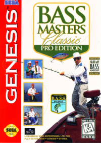 Bass Masters Classic Pro Edition Sega Genesis US box art